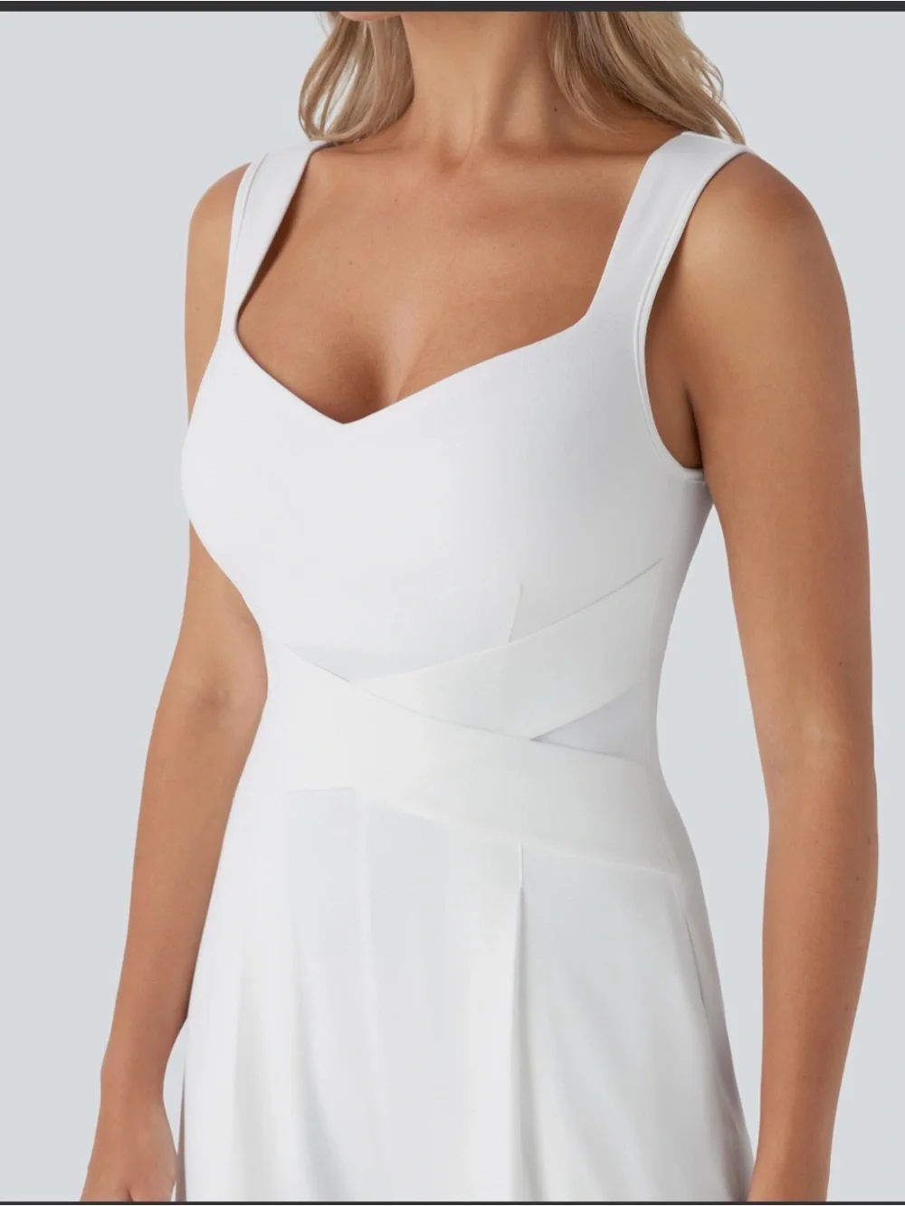 Halara U Back Sleeveless Casual Jumpsuit with Pockets Size Large